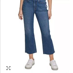 Calvin Klein High Rise Cropped Bootcut Size 29